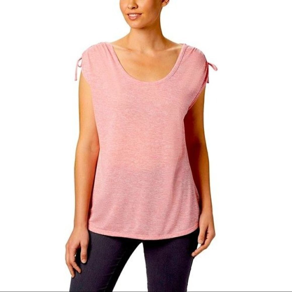 Columbia Pink Mount Carmel Lightweight Athletic‎ Tee M